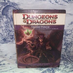D&D Arcane Power Wizards Of The Coast Dungeons &dragons